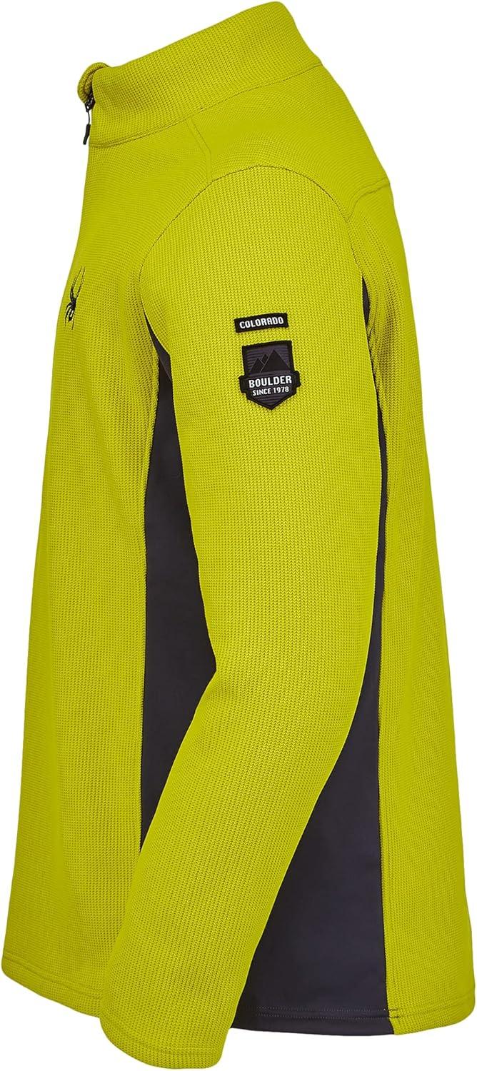 imageSpyder Mens Bandit Wengen Half Zip SweaterCitron