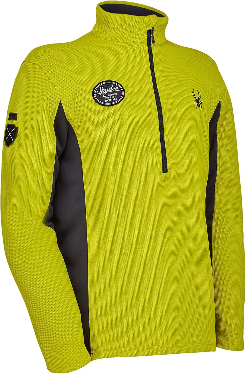 imageSpyder Mens Bandit Wengen Half Zip SweaterCitron