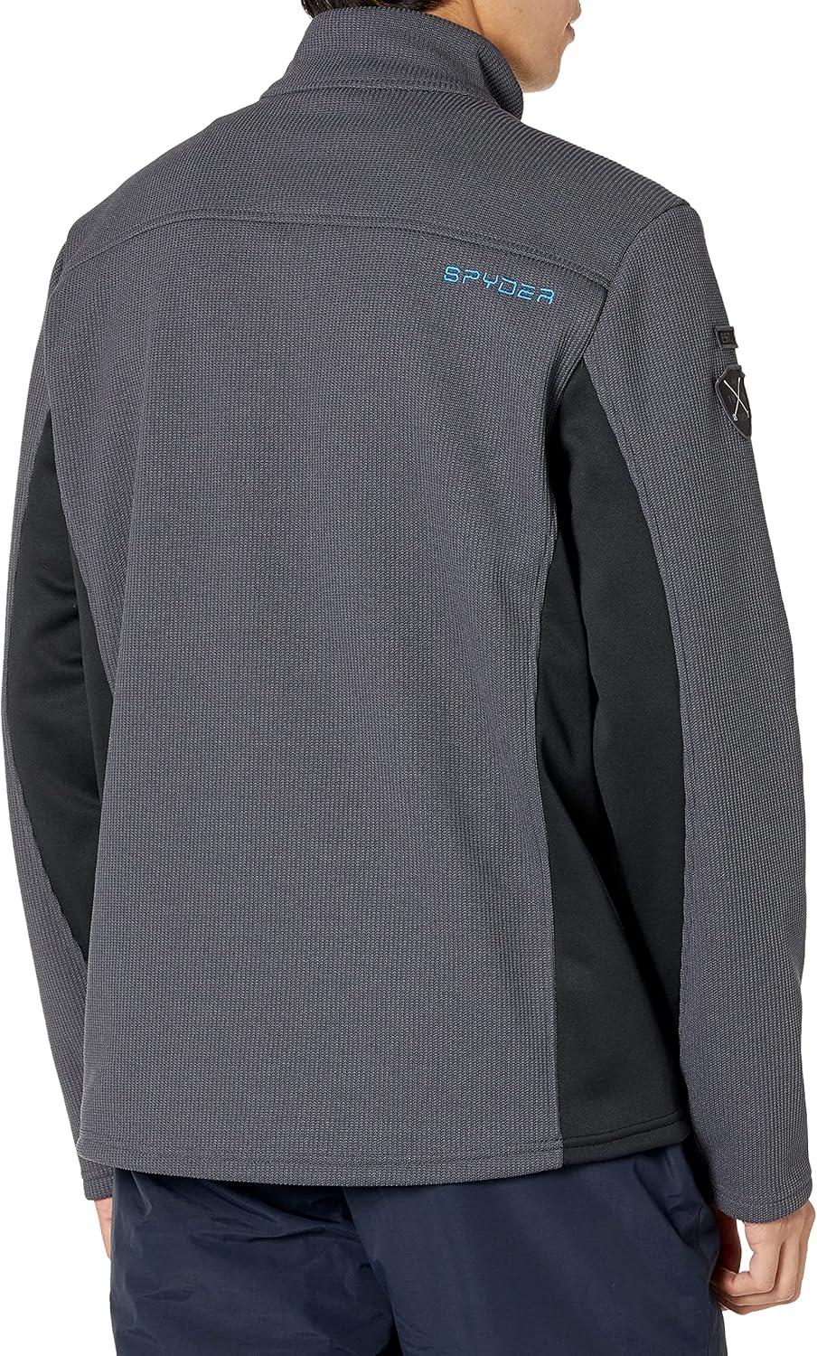 imageSpyder Mens Bandit Wengen Half Zip SweaterEbony