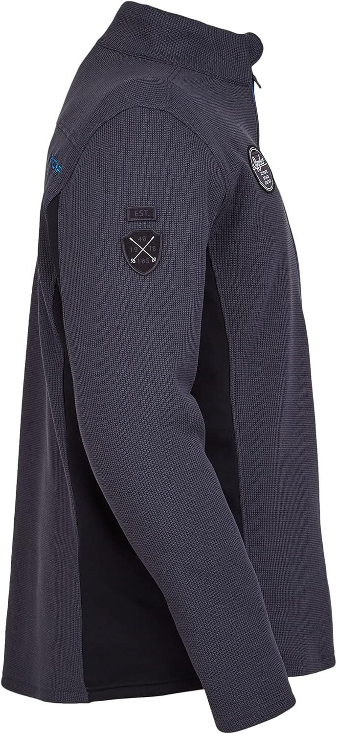 imageSpyder Mens Bandit Wengen Half Zip SweaterEbony