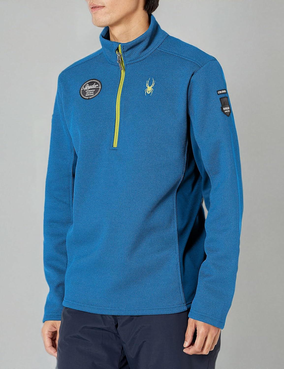 imageSpyder Mens Bandit Wengen Half Zip SweaterOld Glory