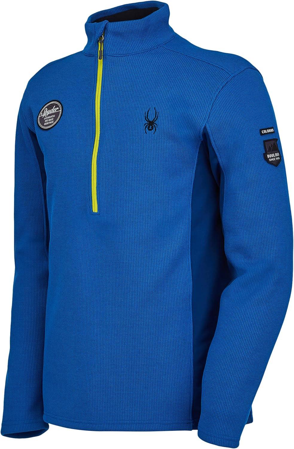 imageSpyder Mens Bandit Wengen Half Zip SweaterOld Glory