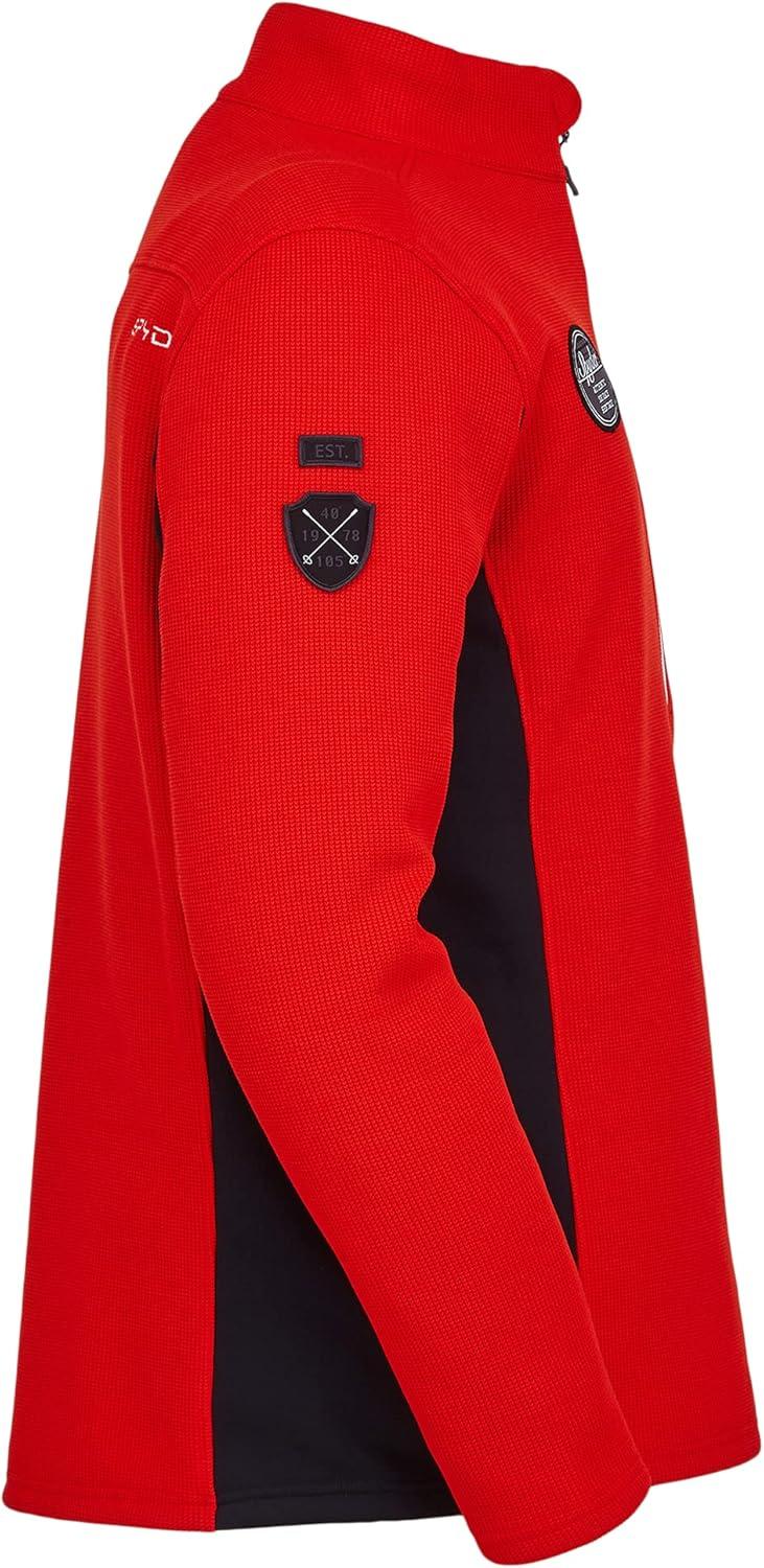 imageSpyder Mens Bandit Wengen Half Zip SweaterVolcano
