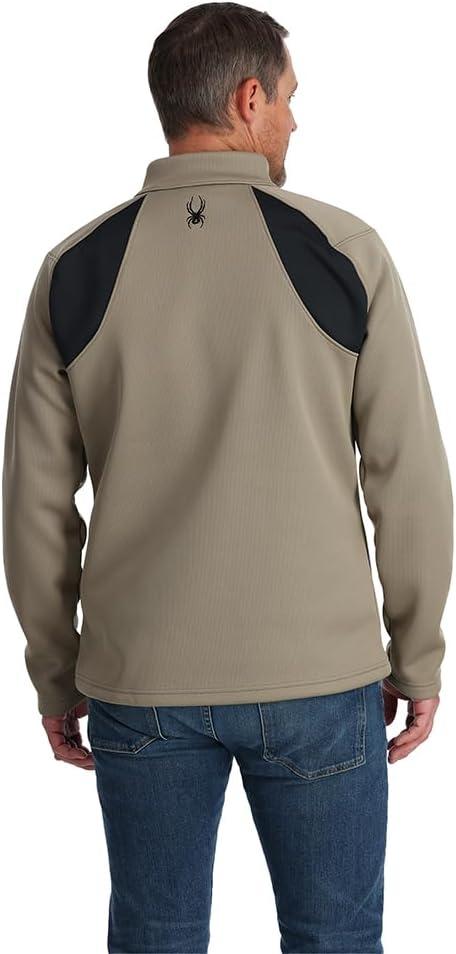 imageSpyder Mens Encore Half Zip SweaterDesert Taupe