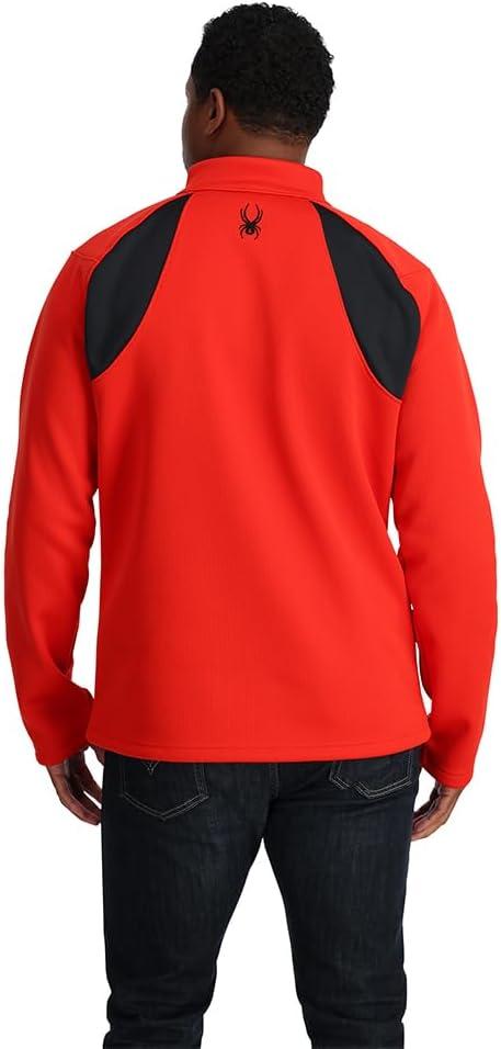 imageSpyder Mens Encore Half Zip SweaterVolcano