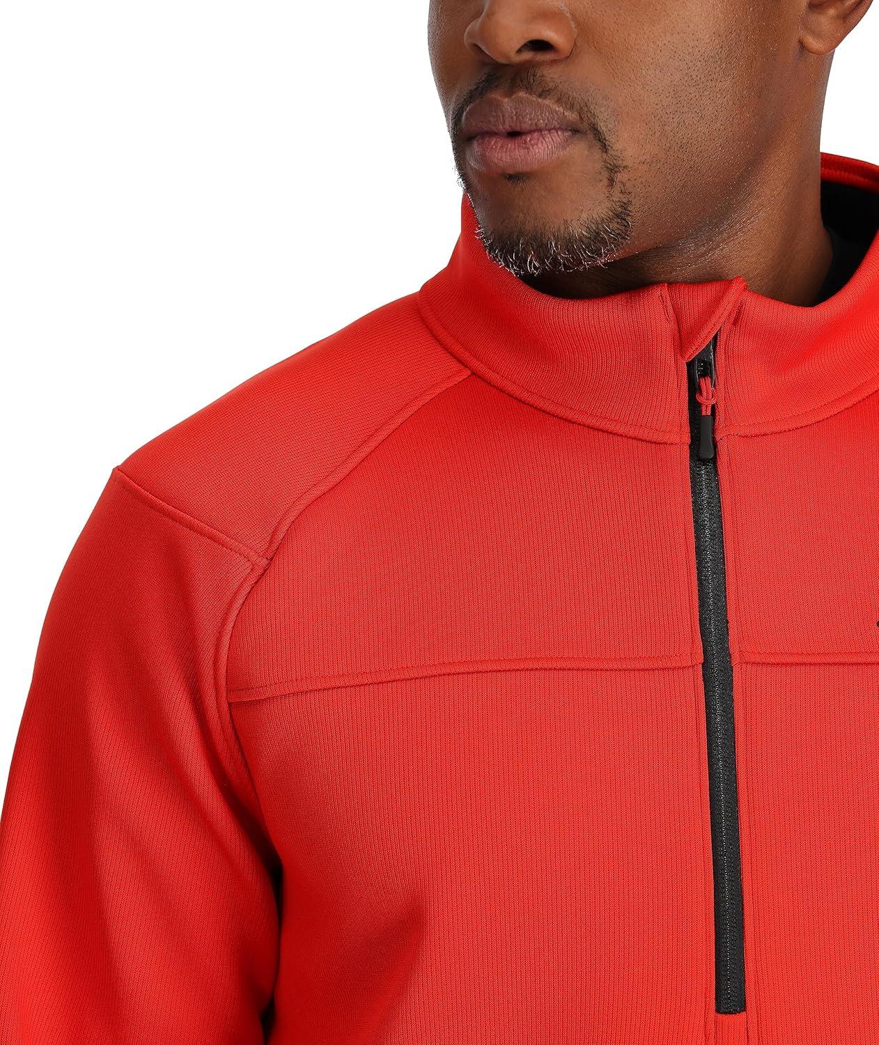 imageSpyder Mens Encore Half Zip SweaterVolcano