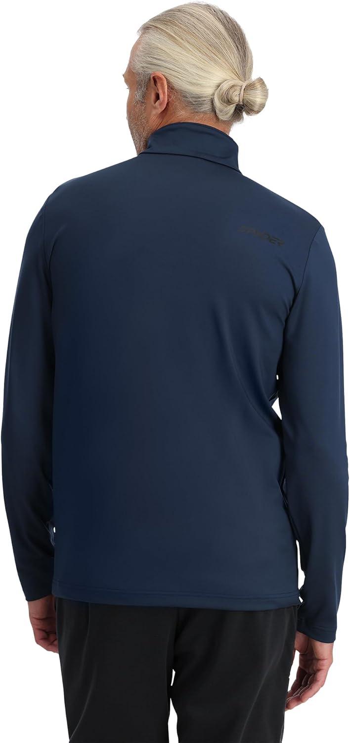 imageSpyder Mens Prospect Half Zip TNeck Ski Base LayerTrue Navy