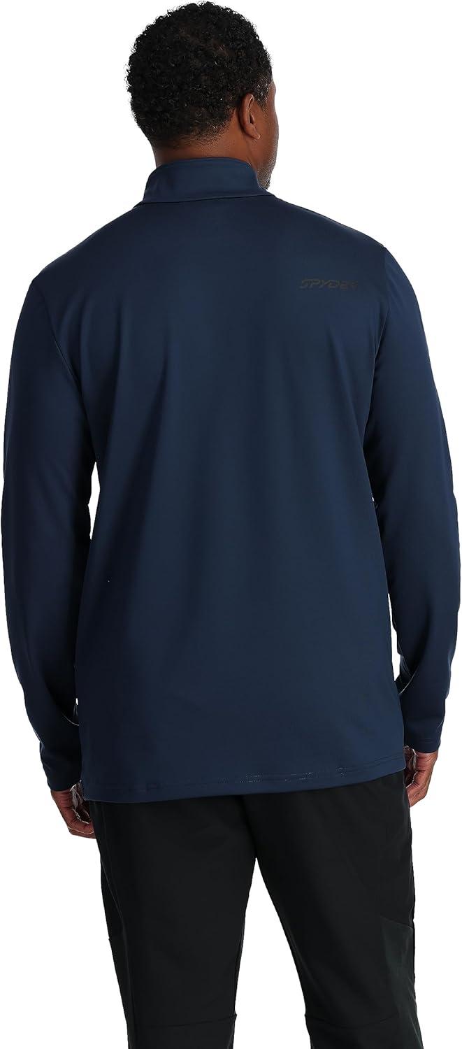 imageSpyder Mens Prospect Half Zip TNeck Ski Base LayerTrue Navy