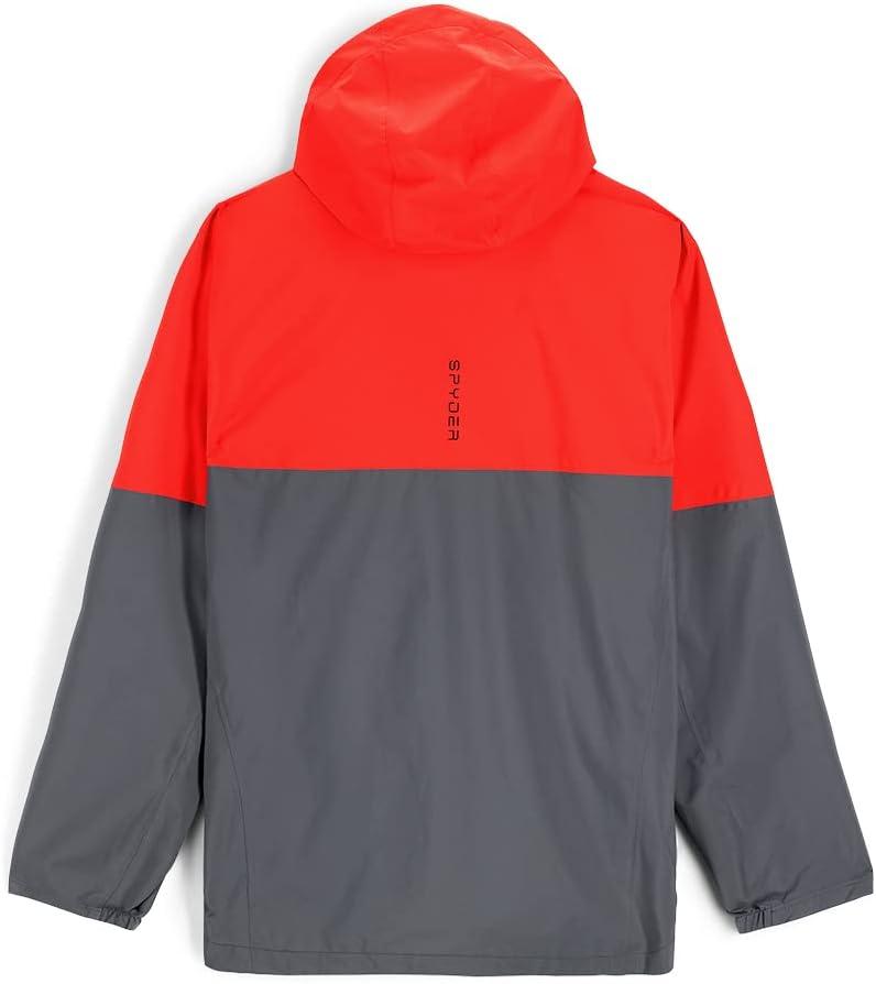 imageSpyder Mens Spyder Mist Rain JacketVolcano