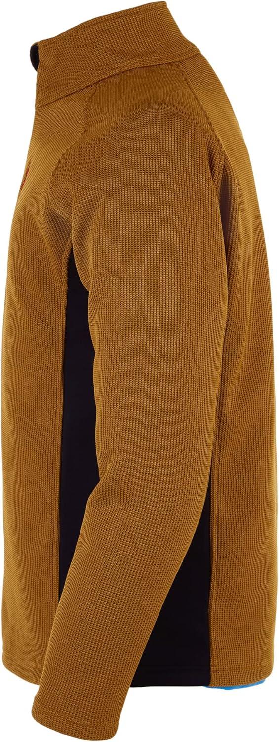 imageSpyder Mens Standard Outbound Half Zip MidWeight Mock Neck SweaterToasted