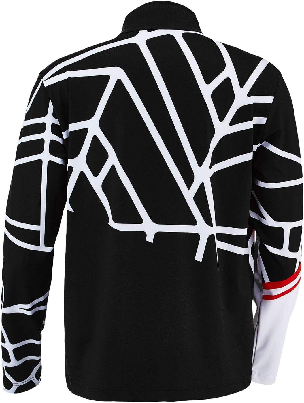 imageSpyder Mens Vital Zip TNeckBlack White