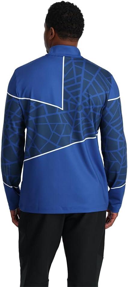 imageSpyder Mens Vital Zip TNeckElectric Blue