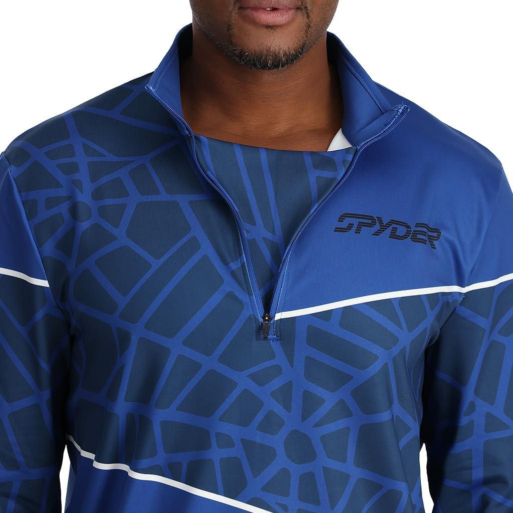 imageSpyder Mens Vital Zip TNeckElectric Blue