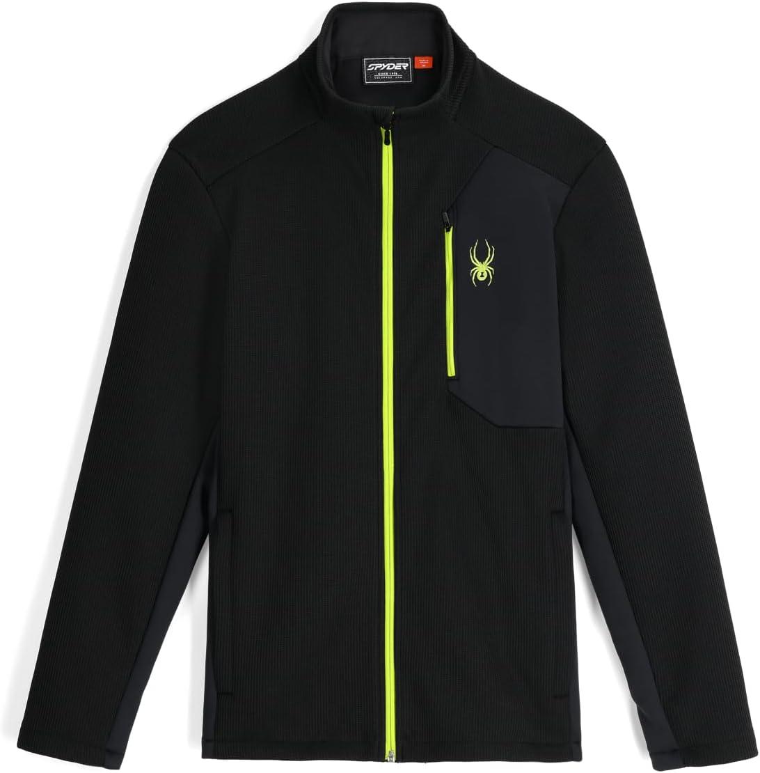 imageSpyder mens Bandit JacketBlackLime