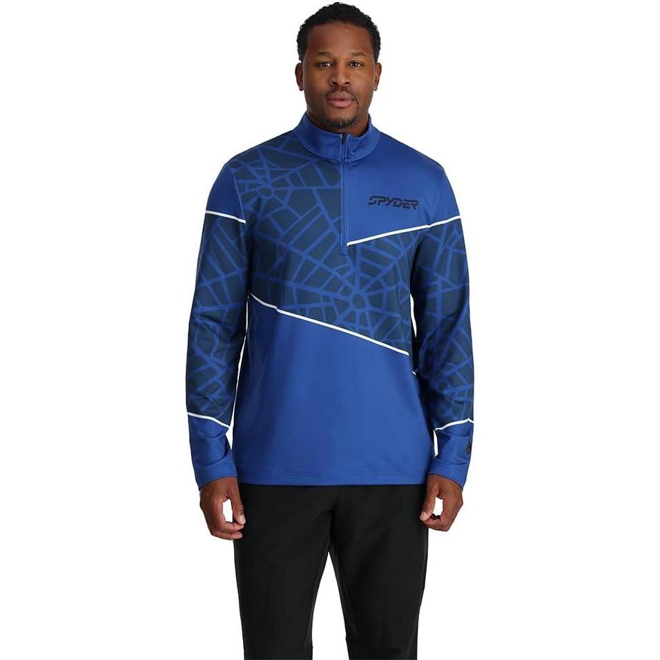 imageSpyder Mens Vital Zip TNeckElectric Blue