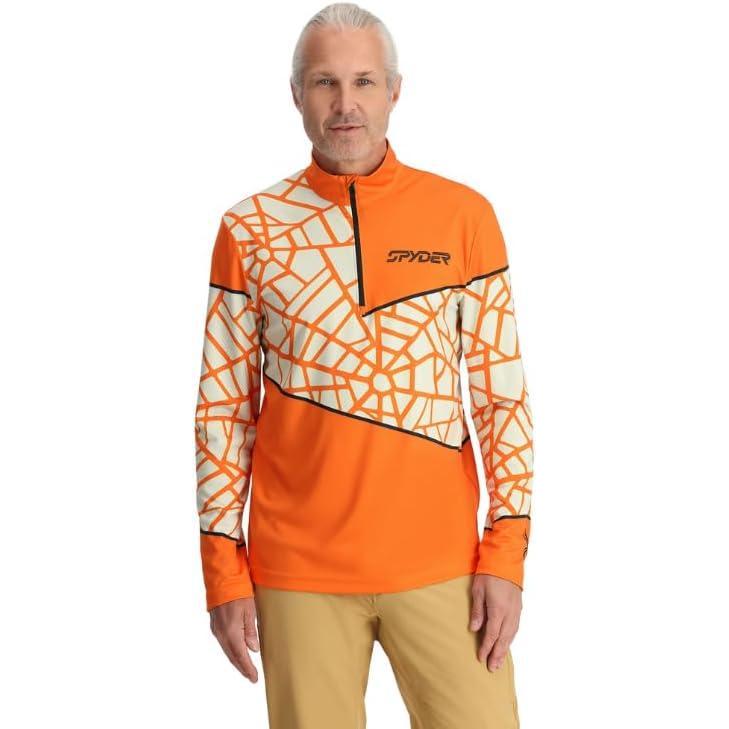 imageSpyder mens Vital 12 ZipOrange Shock