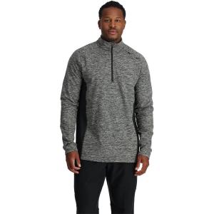 Spyder Men’s Accord 1/2 Zip Quick Dry T-Neck Shirt(Black)