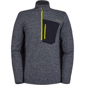 Spyder Men’s Bandit Hybrid 1/2 Zip Fleece Ski Mid Layer Sweater Jacket(Blk Cts)