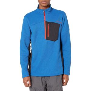Spyder Men’s Bandit Hybrid 1/2 Zip Fleece Ski Mid Layer Sweater Jacket(Olg Vco)