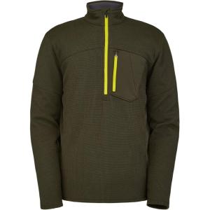 Spyder Men’s Bandit Hybrid 1/2 Zip Fleece Ski Mid Layer Sweater Jacket(Osetra)