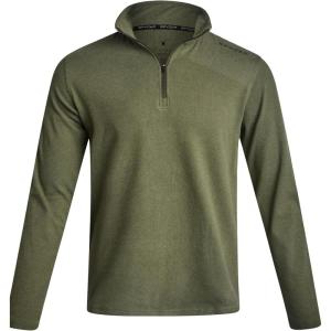 Spyder Mens Quarter Zip Pullover Sweatshirt – Lightweight Soft Fleece Athletic Pullover – Gym & Running Sweatshirts for Men(Olive)