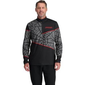 Spyder Men’s Vital Zip T-Neck(Black)