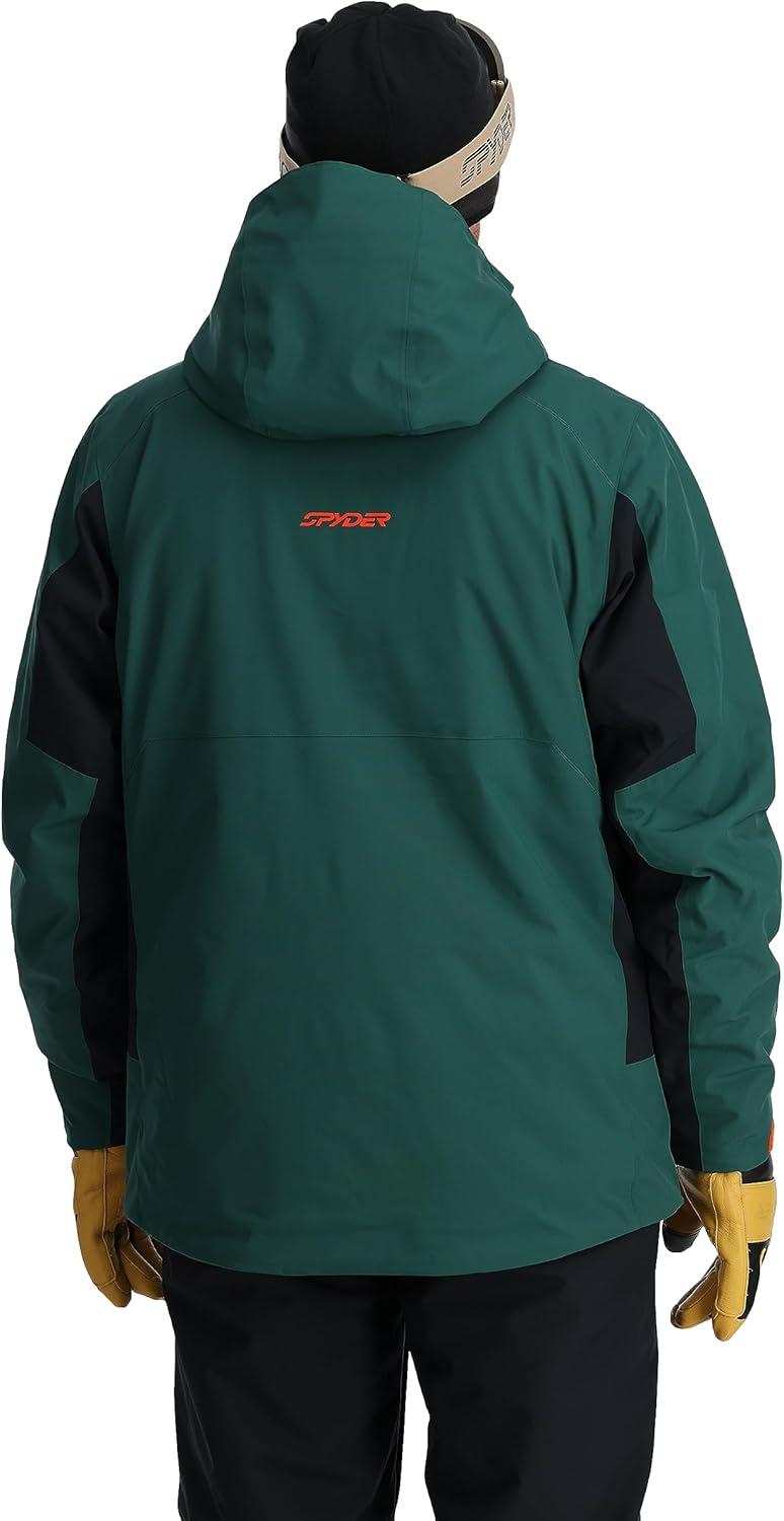 imageSpyder Mens Vertex Insulated Ski Snow Hooded Snow JacketCypress Green