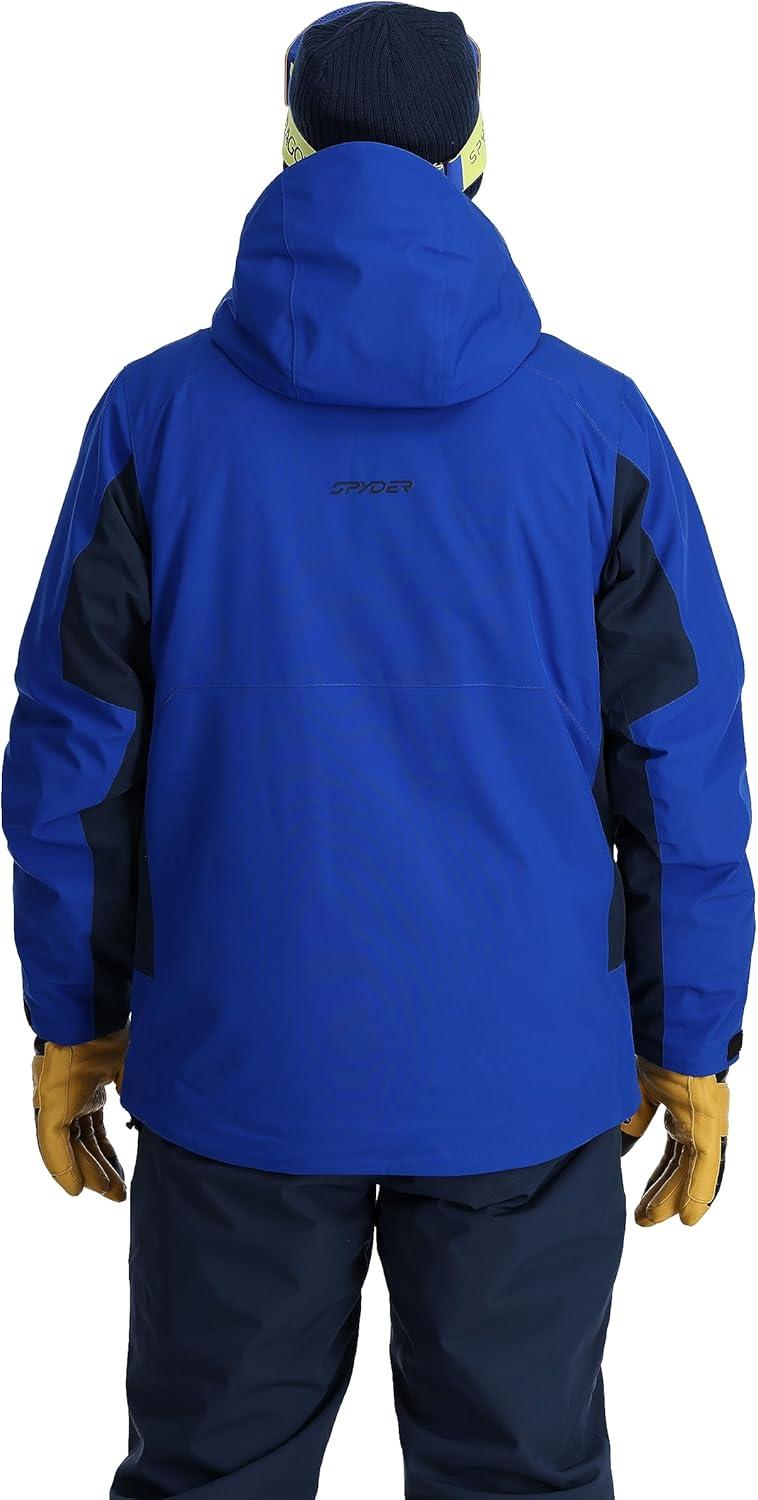 imageSpyder Mens Vertex Insulated Ski Snow Hooded Snow JacketElectric Blue