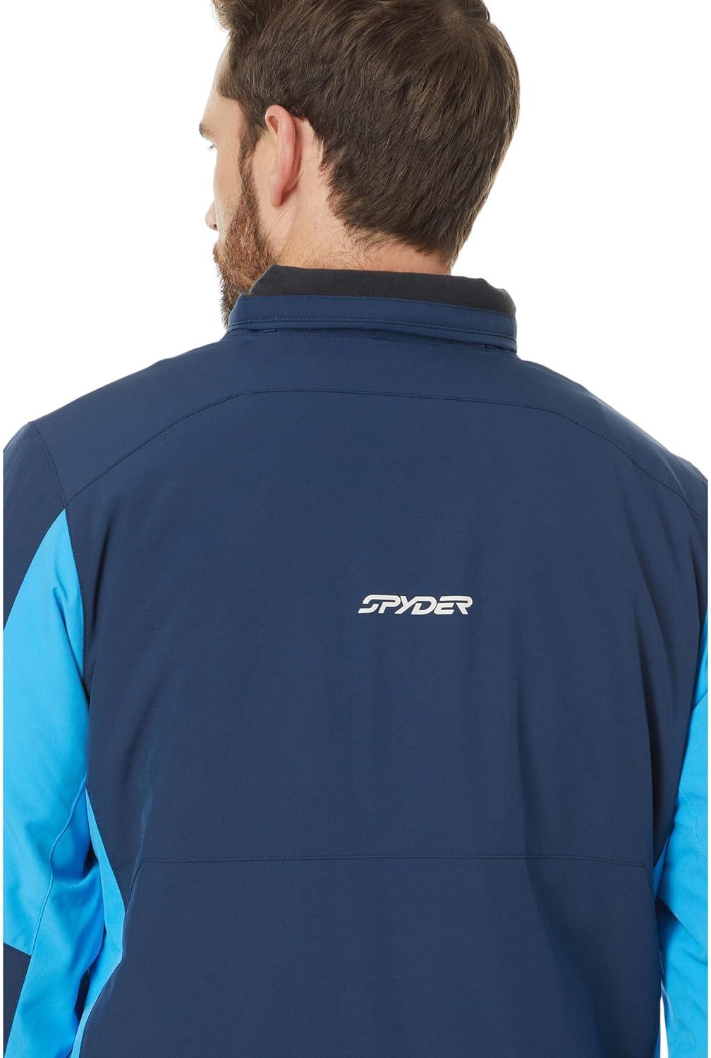 imageSpyder Mens Vertex Insulated Ski Snow Hooded Snow JacketTrue Navy 2