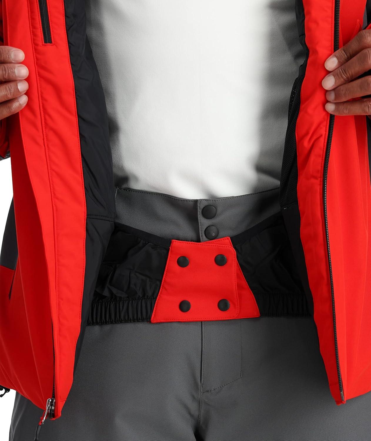 imageSpyder Mens Vertex Insulated Ski Snow Hooded Snow JacketVolcano