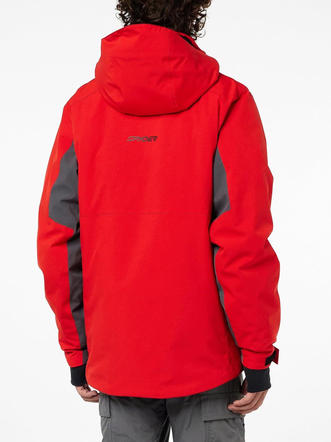 imageSpyder Mens Vertex Insulated Ski Snow Hooded Snow JacketVolcano