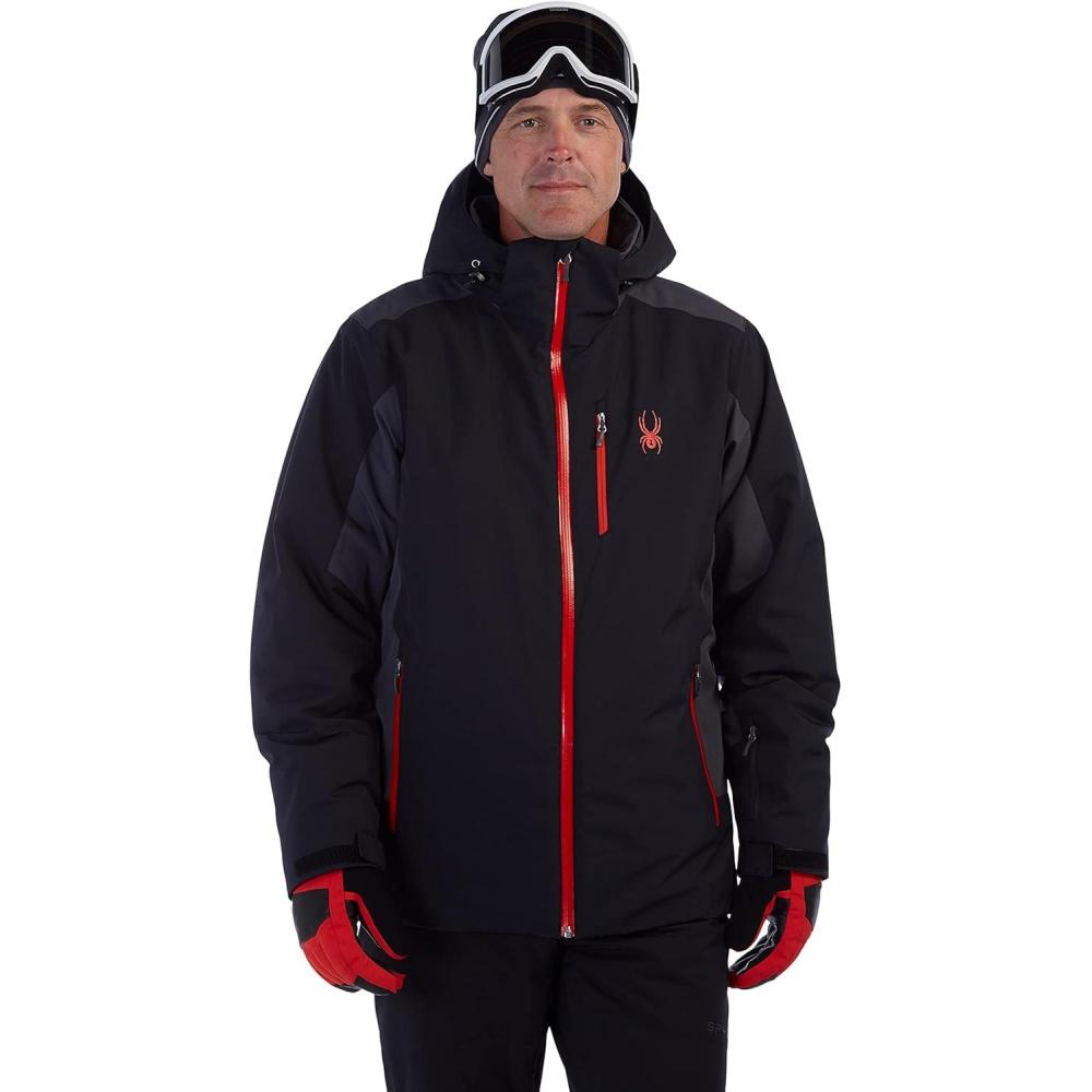imageSpyder Mens Vertex Insulated Ski Snow Hooded Snow JacketBlack S23