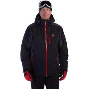 Spyder Men’s Vertex Insulated Ski Snow Hooded Snow Jacket(Black S23)