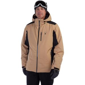 Spyder Men’s Vertex Insulated Ski Snow Hooded Snow Jacket(Tannin)