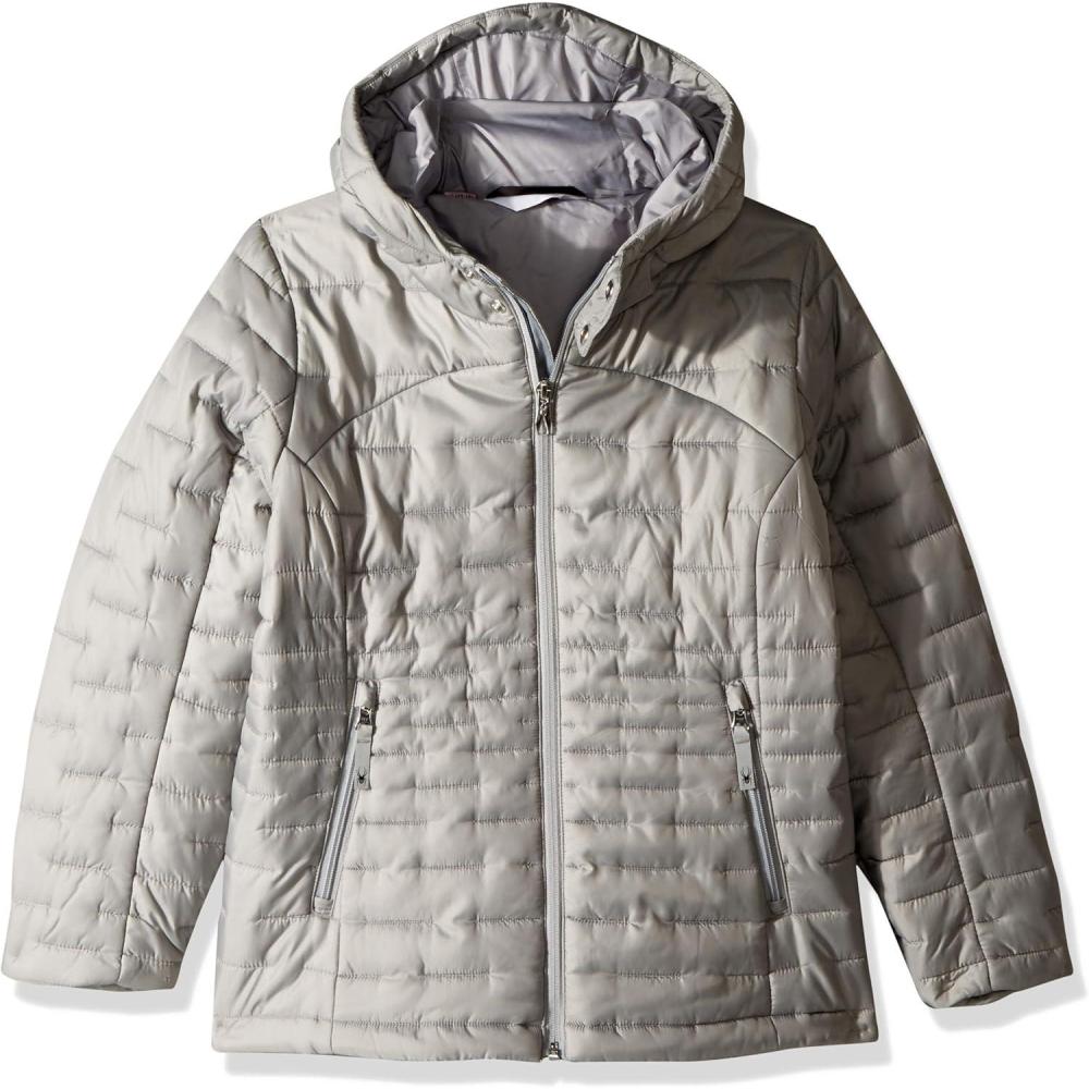 imageSpyder Girls Edyn Hoody Insulated JacketSilverSilver