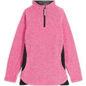 Spyder Girls Aspire Half Zip Fleece Jacket(Pink)