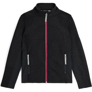 Spyder Girls Bandita Full Zip Jacket (Big Kids)(Black)