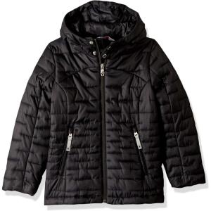 Spyder Girls’ Edyn Hoody Insulated Jacket(Black/Black)