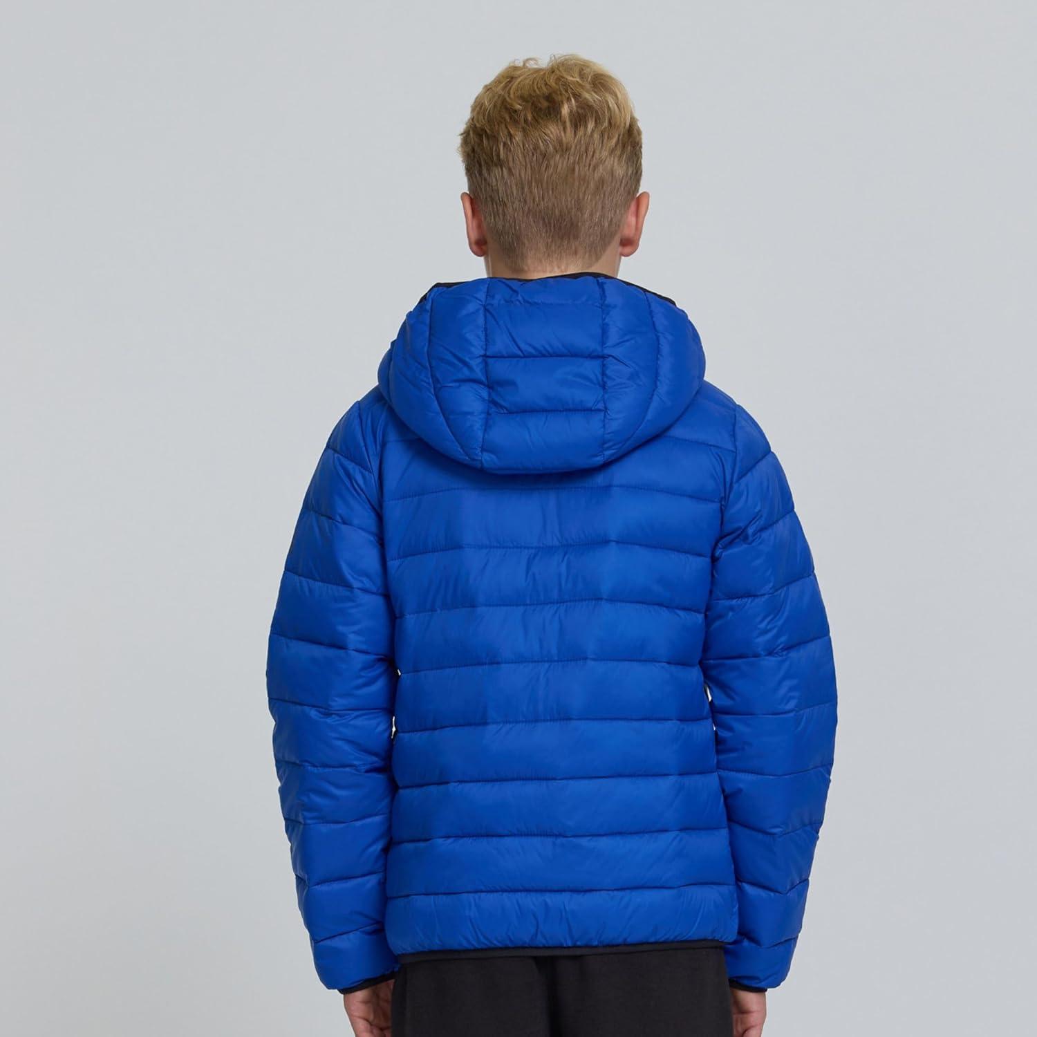 imageSpyder Boys Puffer Jacket Lightweight Packable Wind Water Resistant Quilted Boys Winter Coat Cozy Insulated Winter JacketElectric Blue