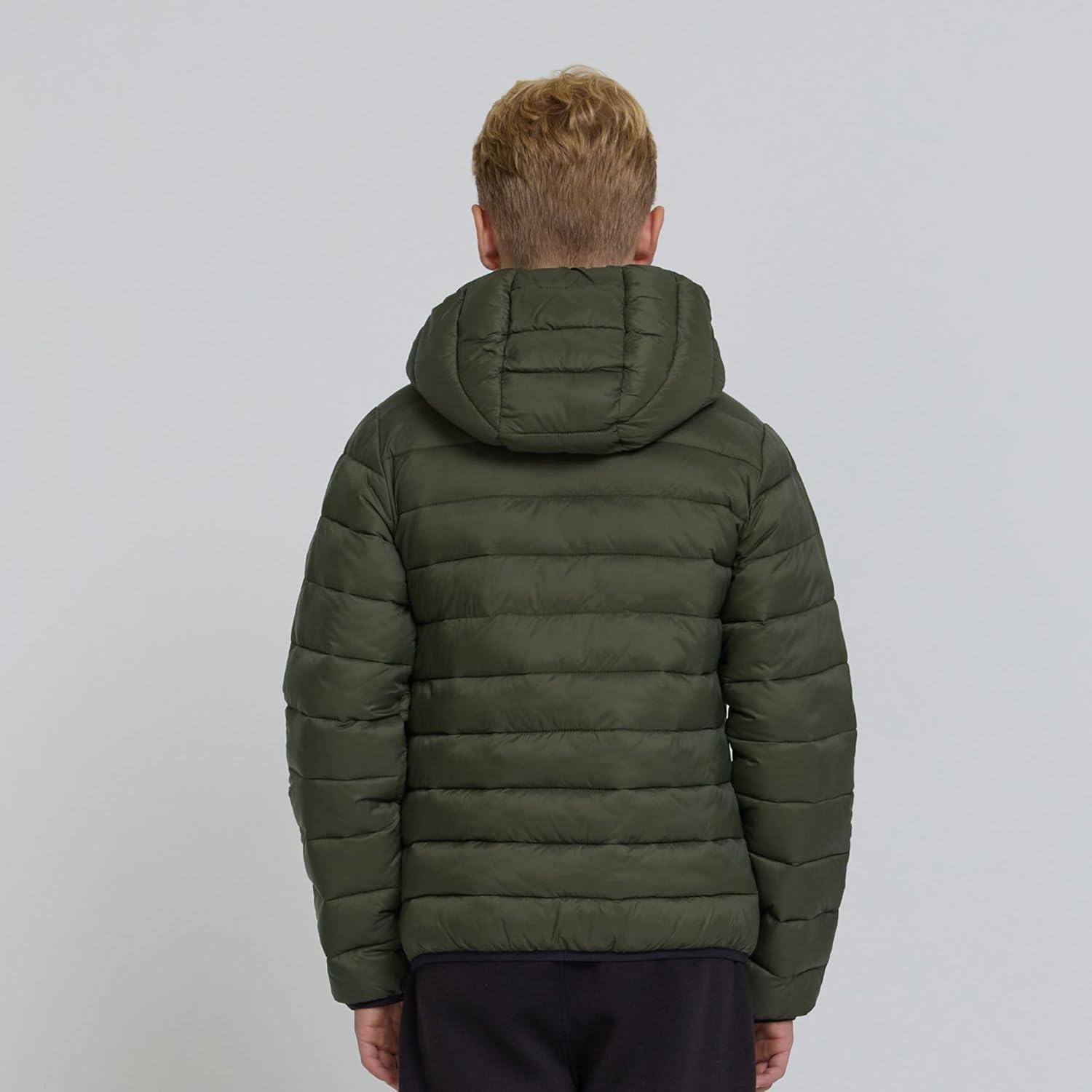 imageSpyder Boys Puffer Jacket Lightweight Packable Wind Water Resistant Quilted Boys Winter Coat Cozy Insulated Winter JacketOlive