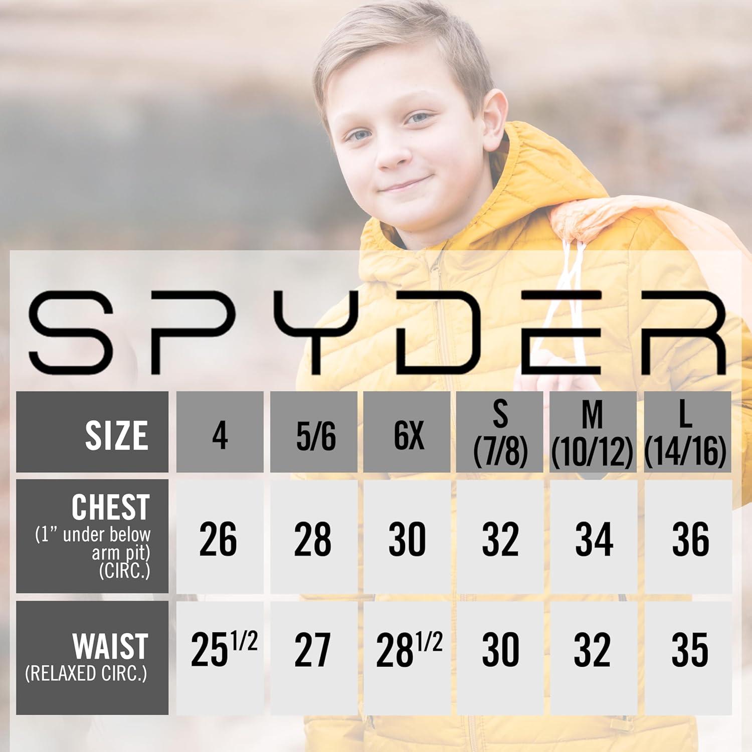 imageSpyder Boys Puffer Jacket Lightweight Packable Wind Water Resistant Quilted Boys Winter Coat Cozy Insulated Winter JacketPewter