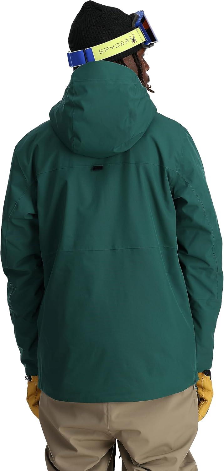 imageSpyder Mens All Out Insulated Anorak Ski JacketCypress Green