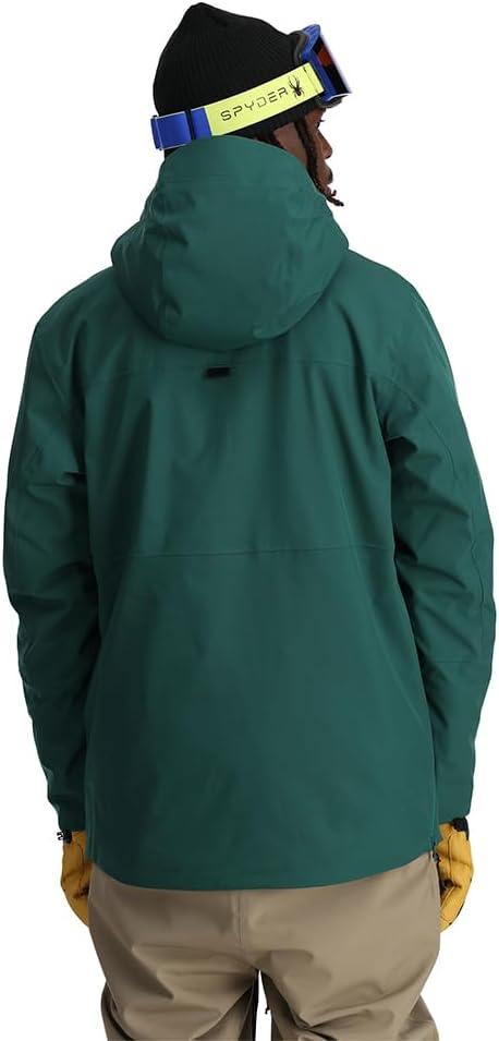 imageSpyder Mens All Out Insulated Anorak Ski JacketCypress Green