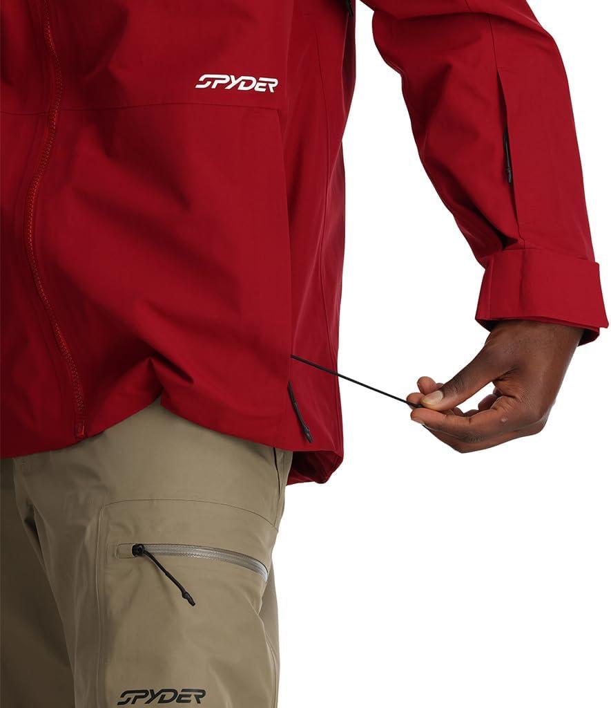 imageSpyder Mens Jagged GoreTex Shell Ski JacketMineral Red