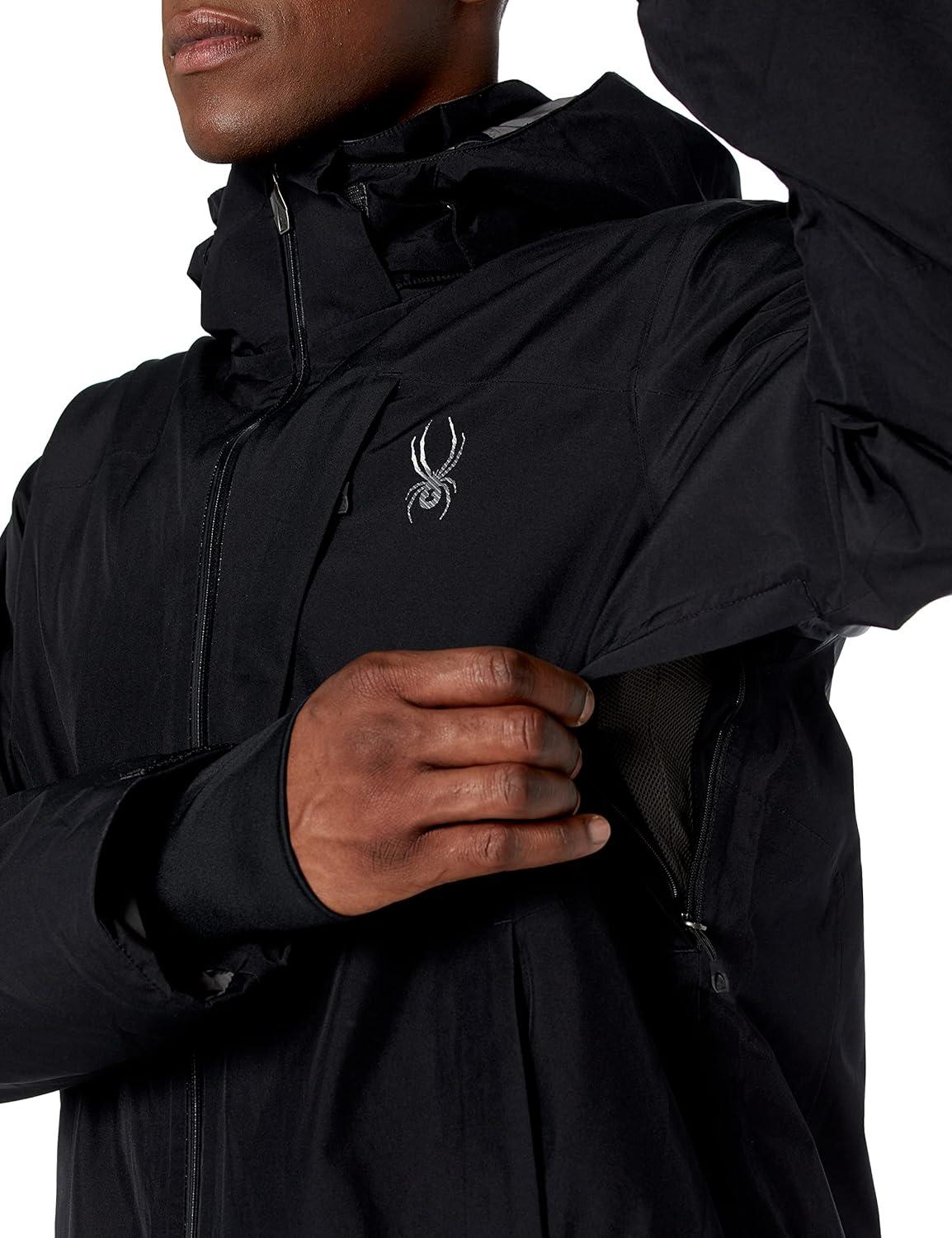 imageSpyder Mens Mens Chambers Goretex Ski JacketBlackBlackBlack