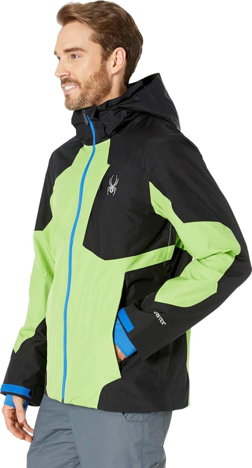 imageSpyder Mens Mens Chambers Goretex Ski JacketFreshBlackTurkish Sea