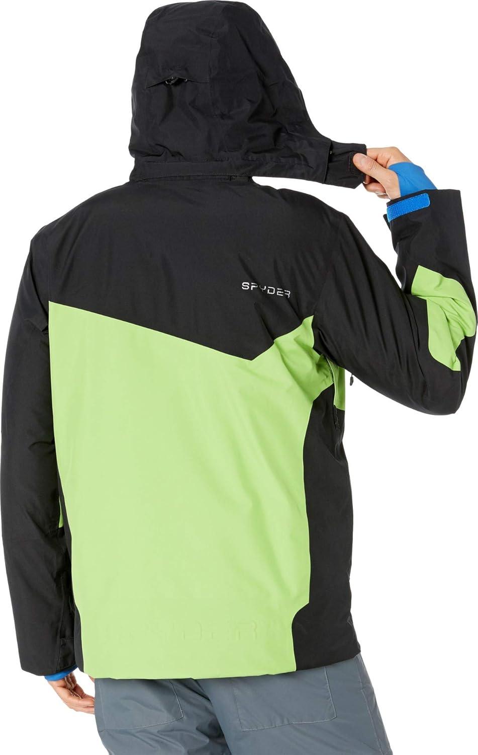 imageSpyder Mens Mens Chambers Goretex Ski JacketFreshBlackTurkish Sea