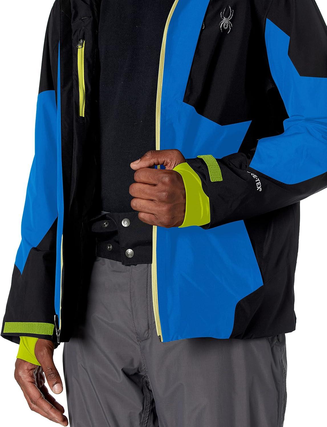 imageSpyder Mens Mens Chambers Goretex Ski JacketTurkish SeaBlackAcid