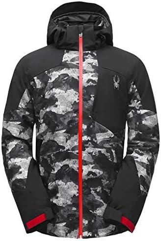 imageSpyder Mens Mens Chambers Goretex Ski JacketVolcanoCloudy Reflective Distress PrtAcid