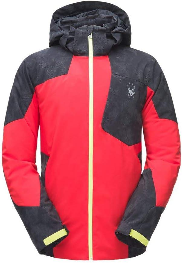 imageSpyder Mens Mens Chambers Goretex Ski JacketVolcanoCloudy Reflective Distress PrtAcid